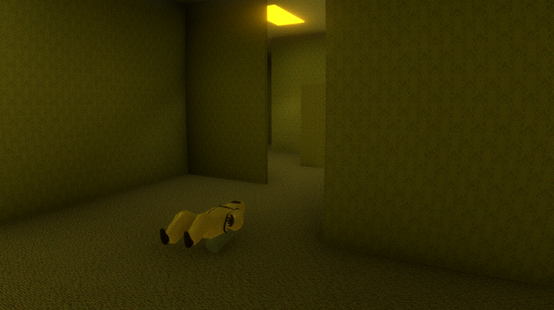 Backrooms Hide and Seek multiplayer horror game screenshot